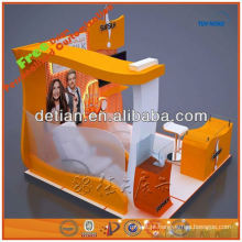 Suporte de exposição elegante personalizado da cabine do sistema da cabine da exposição da estrutura modular e construção